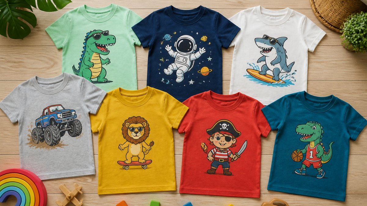 7 Best Graphic Tees for Active Toddlers