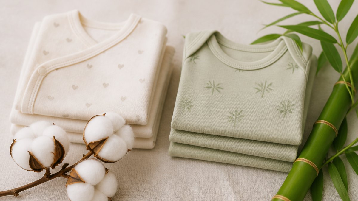 Organic Cotton vs Bamboo for Baby Clothes