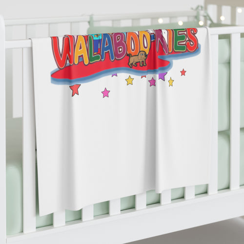 Baby Swaddle Blanket — Colorful "Wallabookies" Kids Cartoon Swaddle for Newborns & Baby Shower Gift