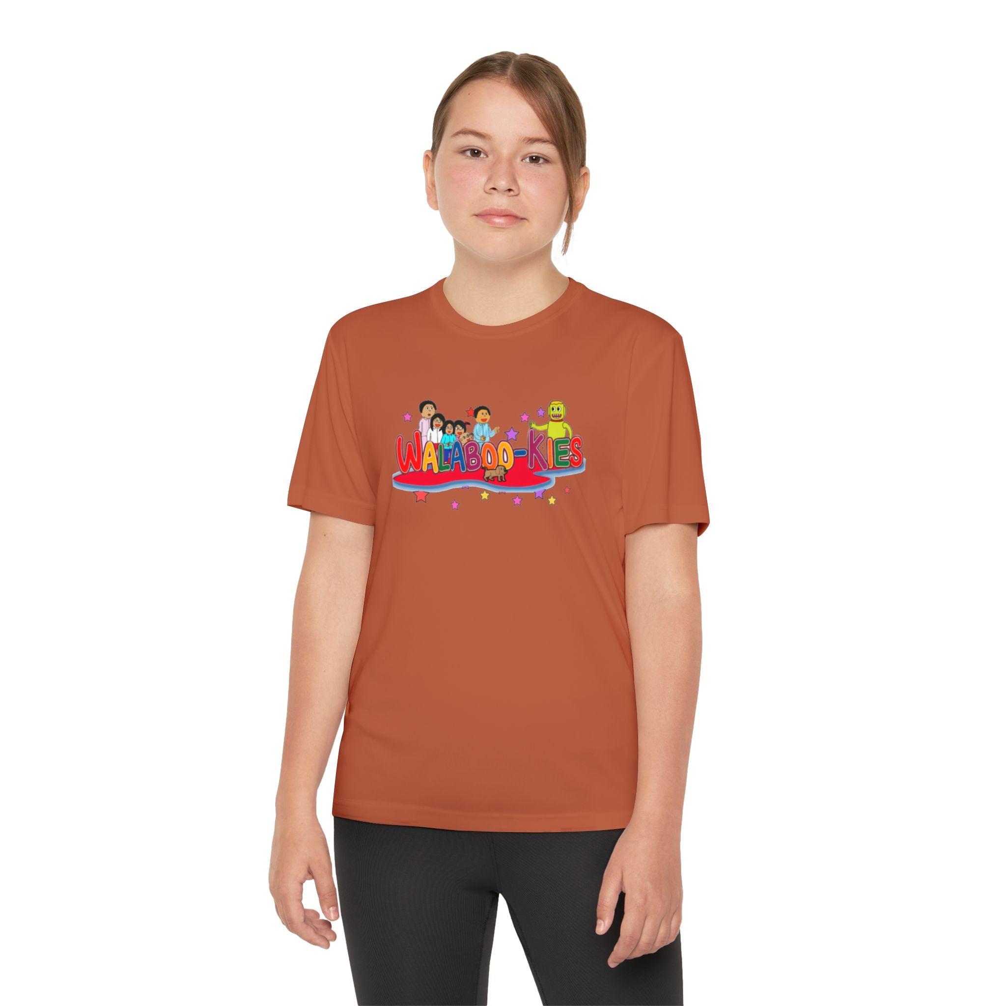 Youth Competitor Tee — Walabookies print