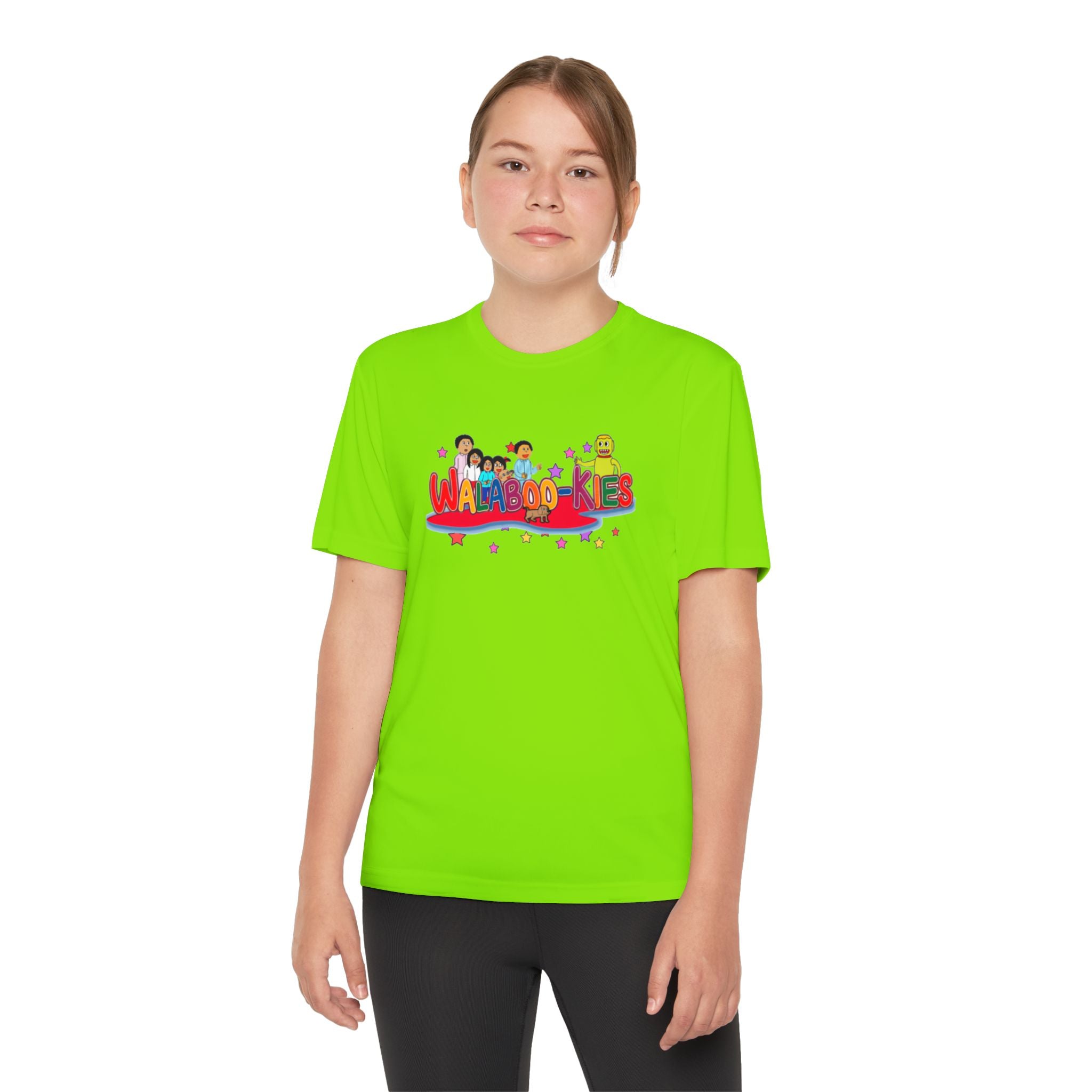 Youth Competitor Tee — Walabookies print