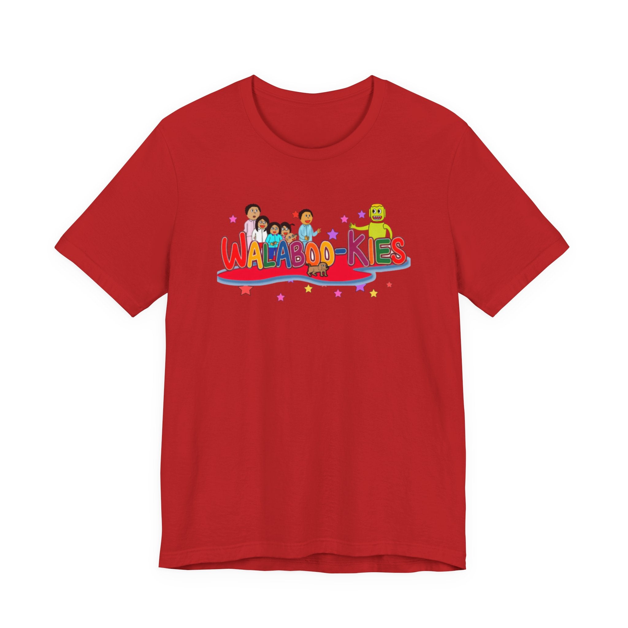 Kids Graphic Tee "Walabookies" Colorful Character Shirt
