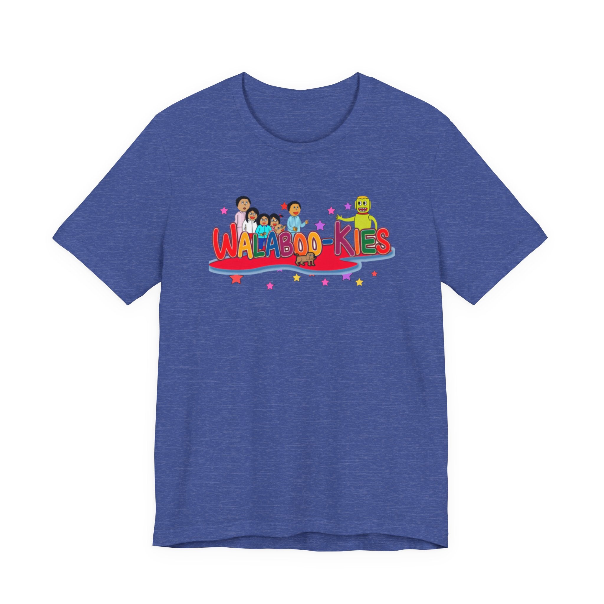 Kids Graphic Tee "Walabookies" Colorful Character Shirt