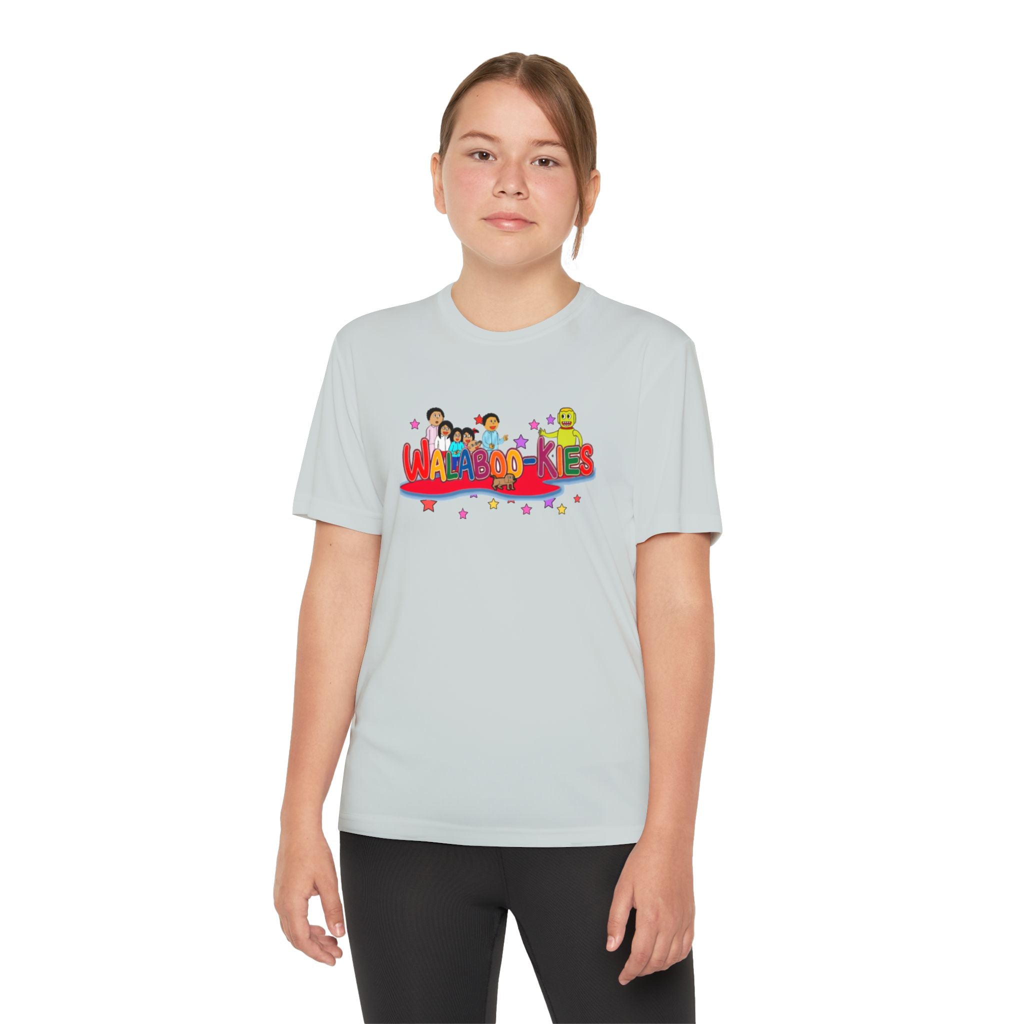 Youth Competitor Tee — Walabookies print