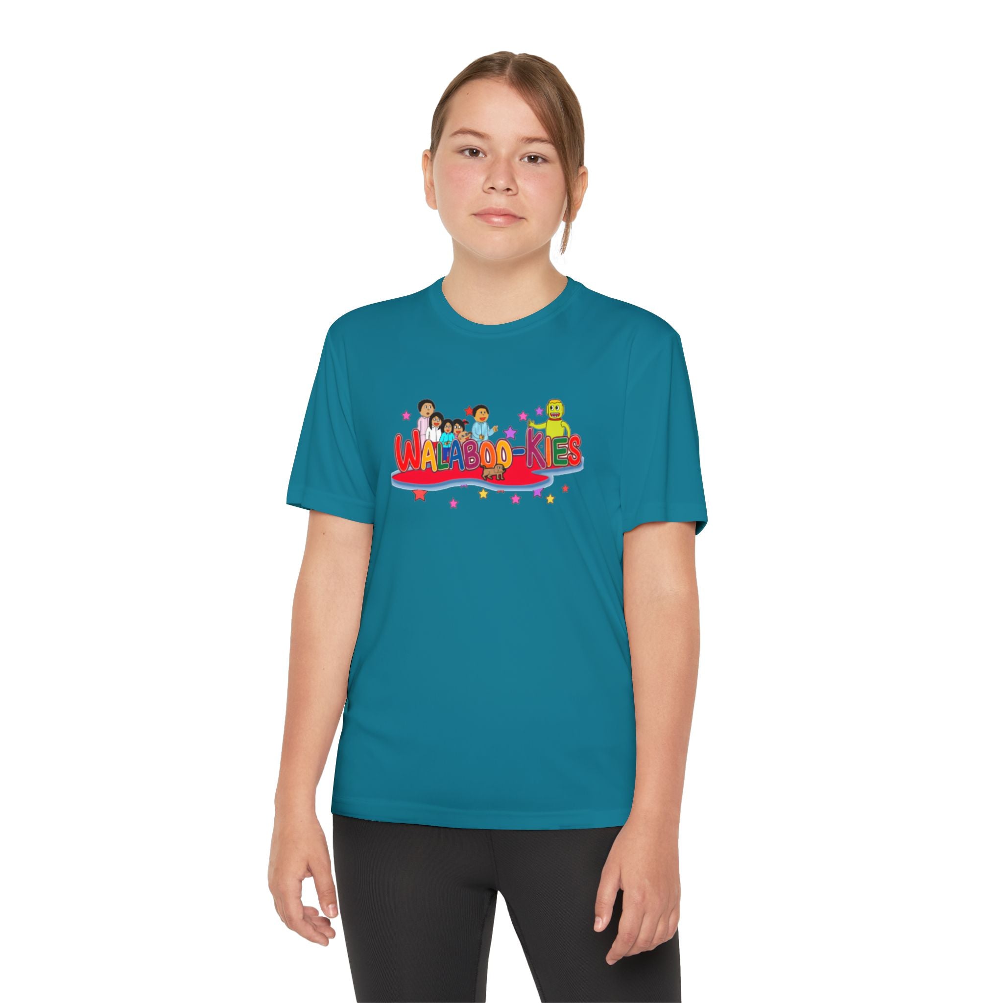 Youth Competitor Tee — Walabookies print