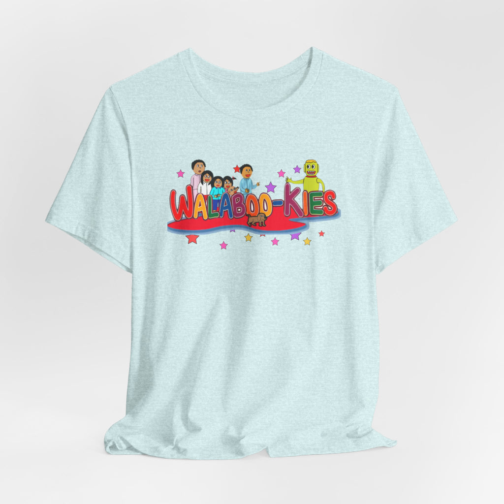 Kids Graphic Tee "Walabookies" Colorful Character Shirt