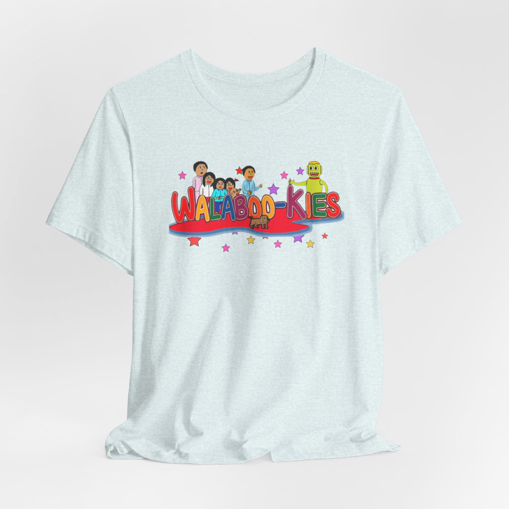 Kids Graphic Tee "Walabookies" Colorful Character Shirt