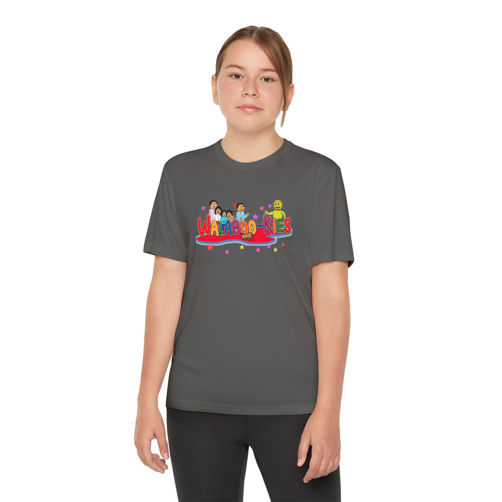 Youth Competitor Tee — Walabookies print