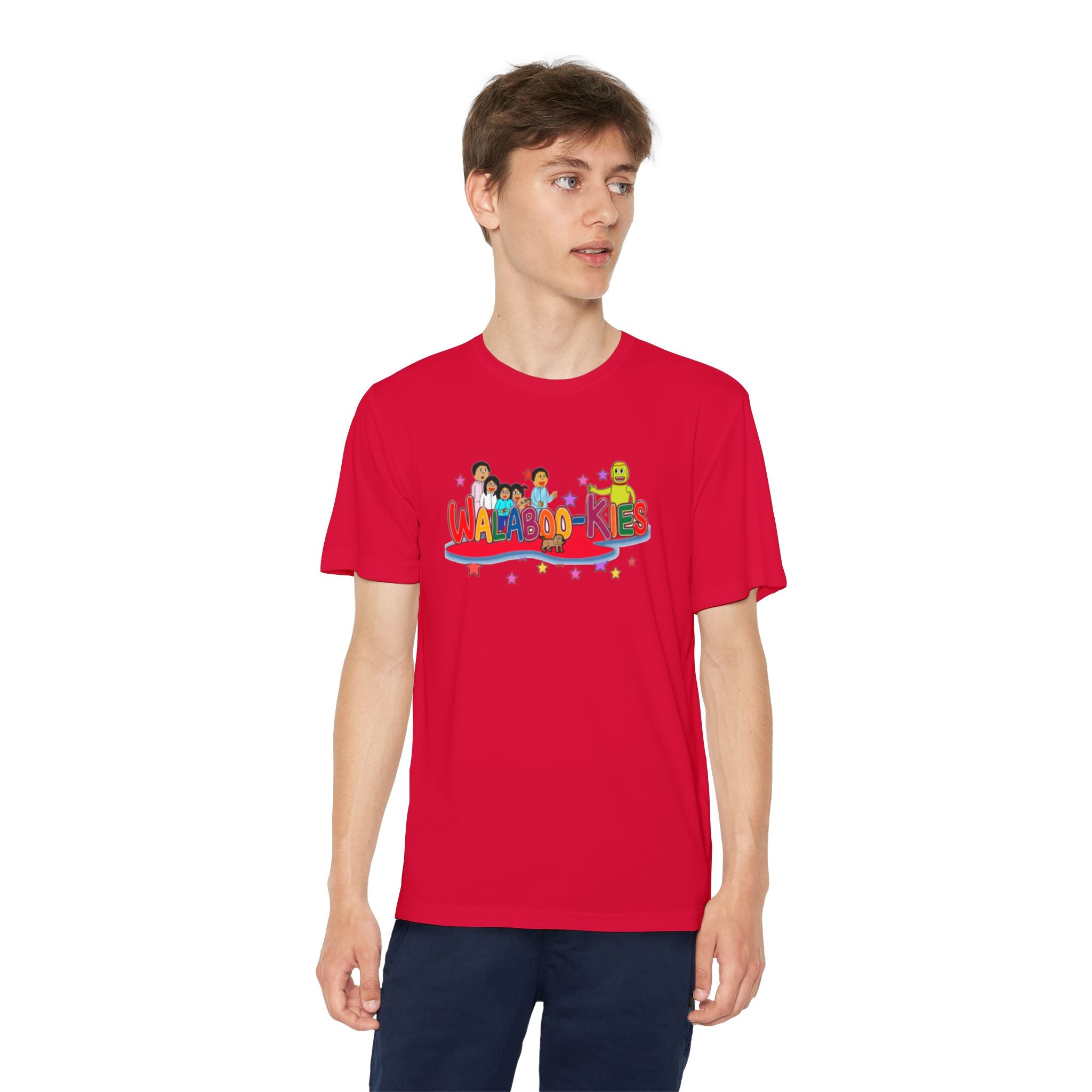 Youth Competitor Tee — Walabookies print
