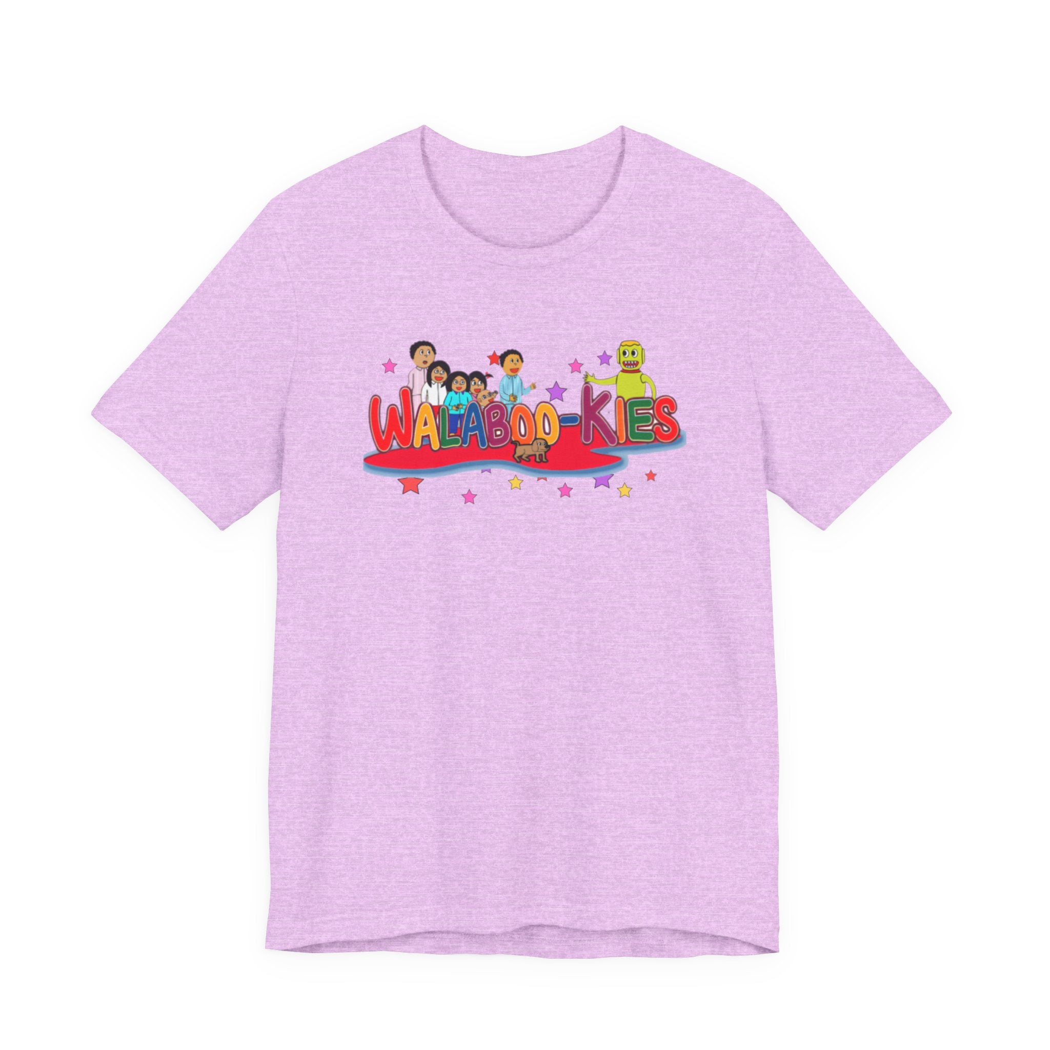 Kids Graphic Tee "Walabookies" Colorful Character Shirt