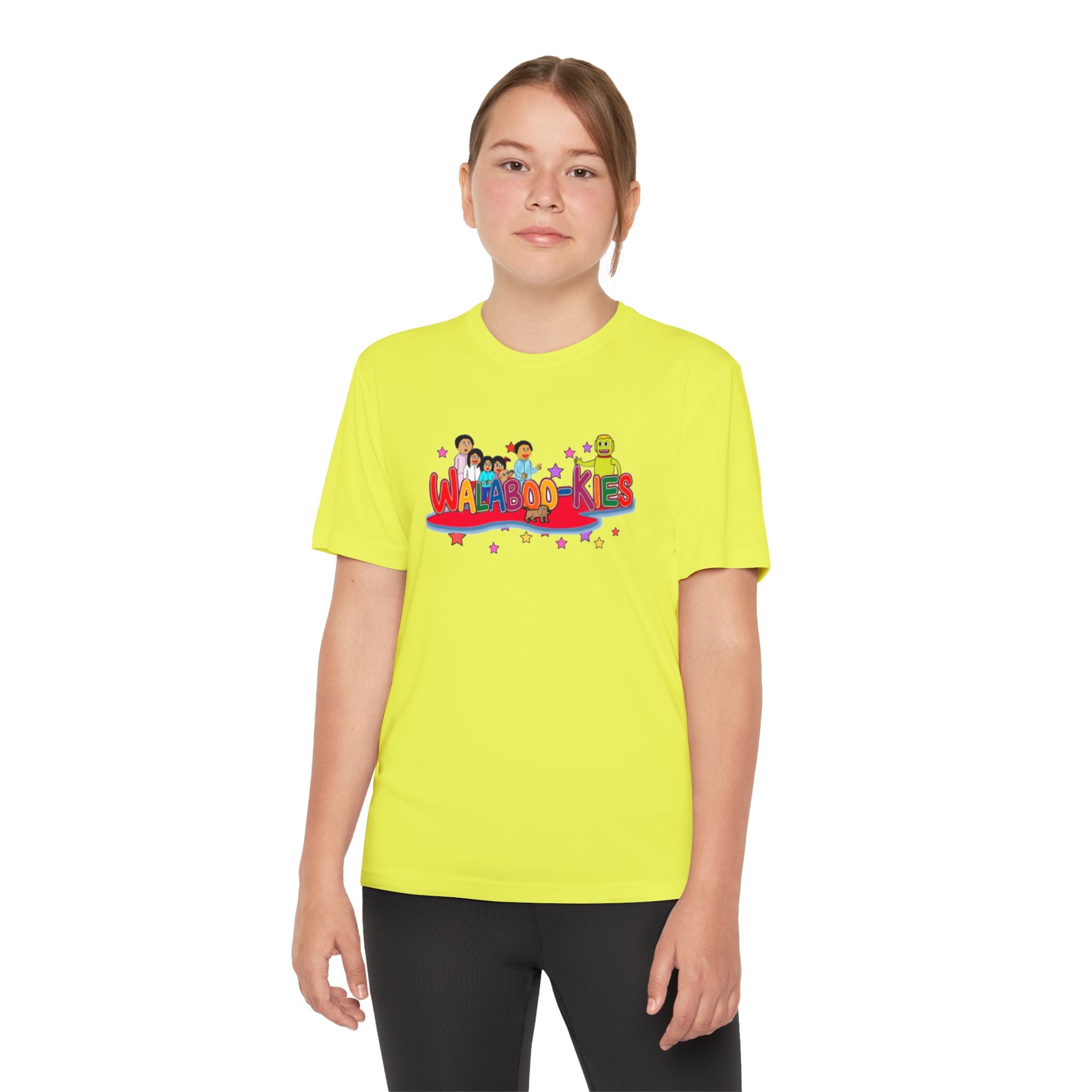 Youth Competitor Tee — Walabookies print