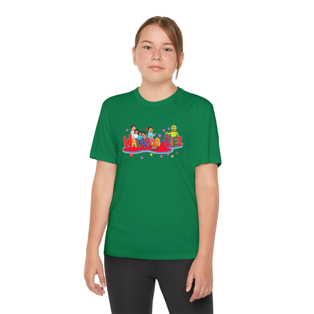 Youth Competitor Tee — Walabookies print