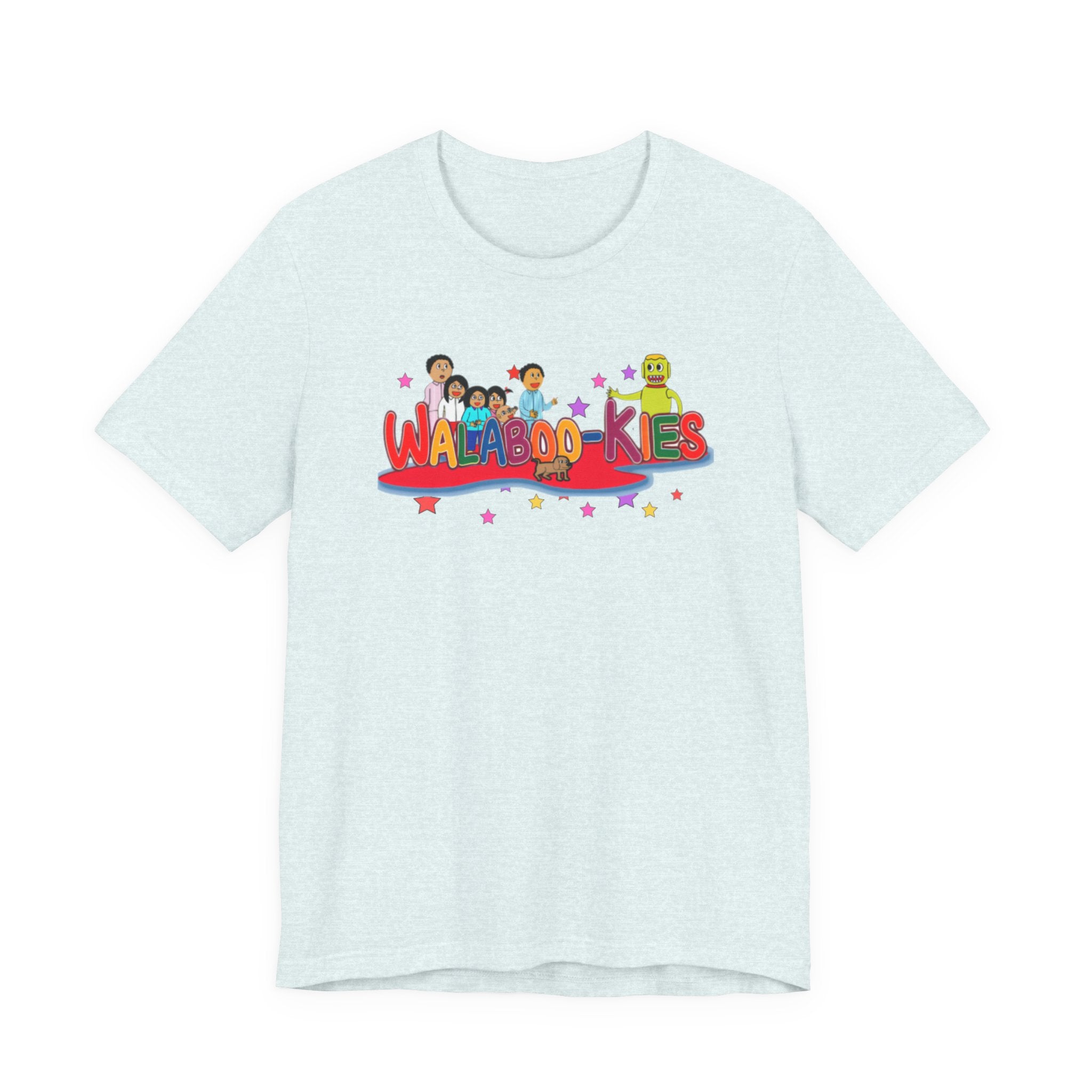 Kids Graphic Tee "Walabookies" Colorful Character Shirt