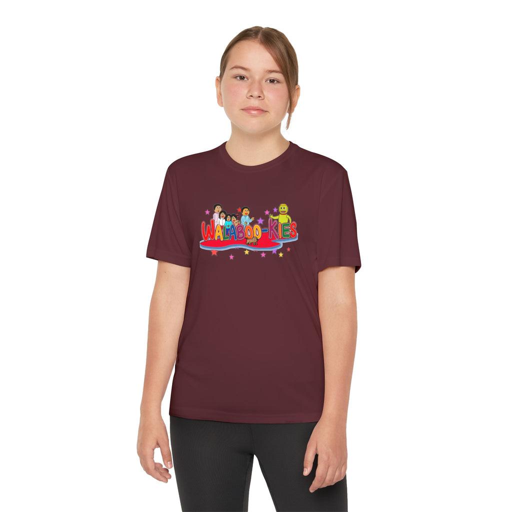 Youth Competitor Tee — Walabookies print
