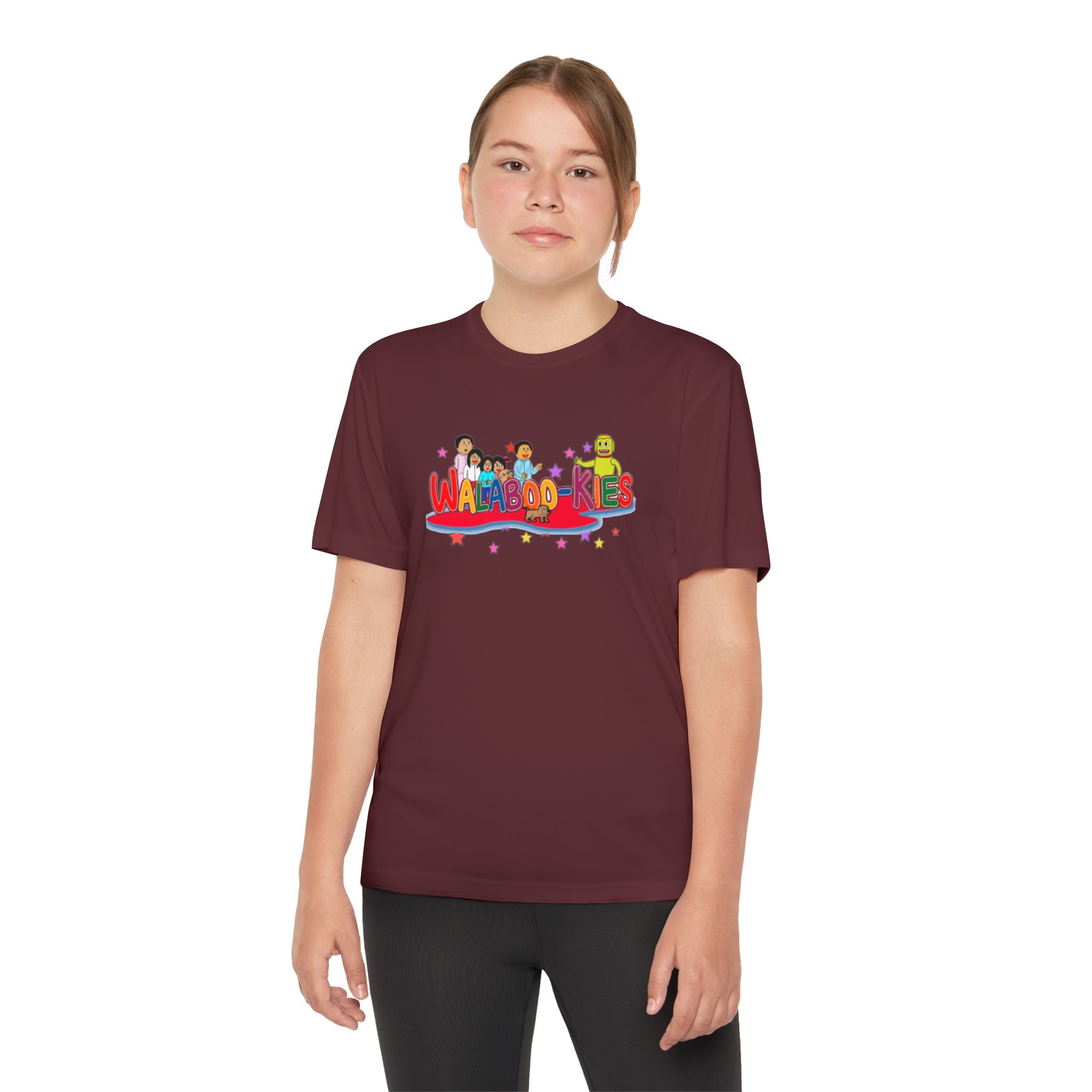 Youth Competitor Tee — Walabookies print