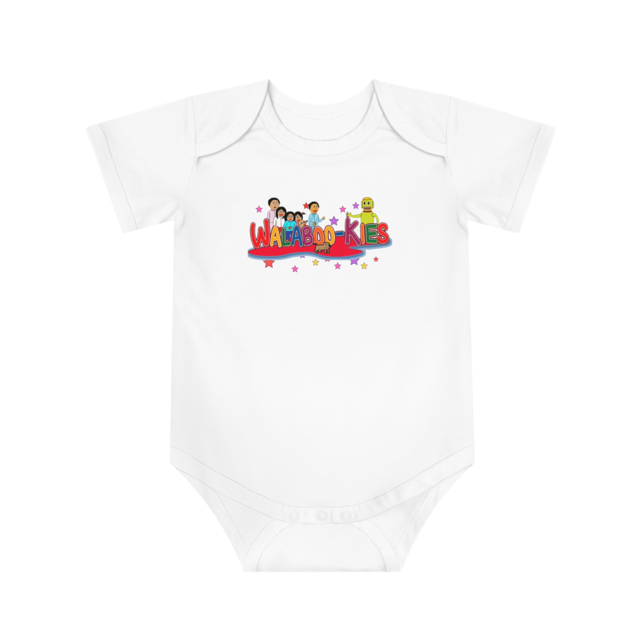 Kids Cartoon Crew "Walabookies" Baby Bodysuit – Colorful Playful Infant Onesie