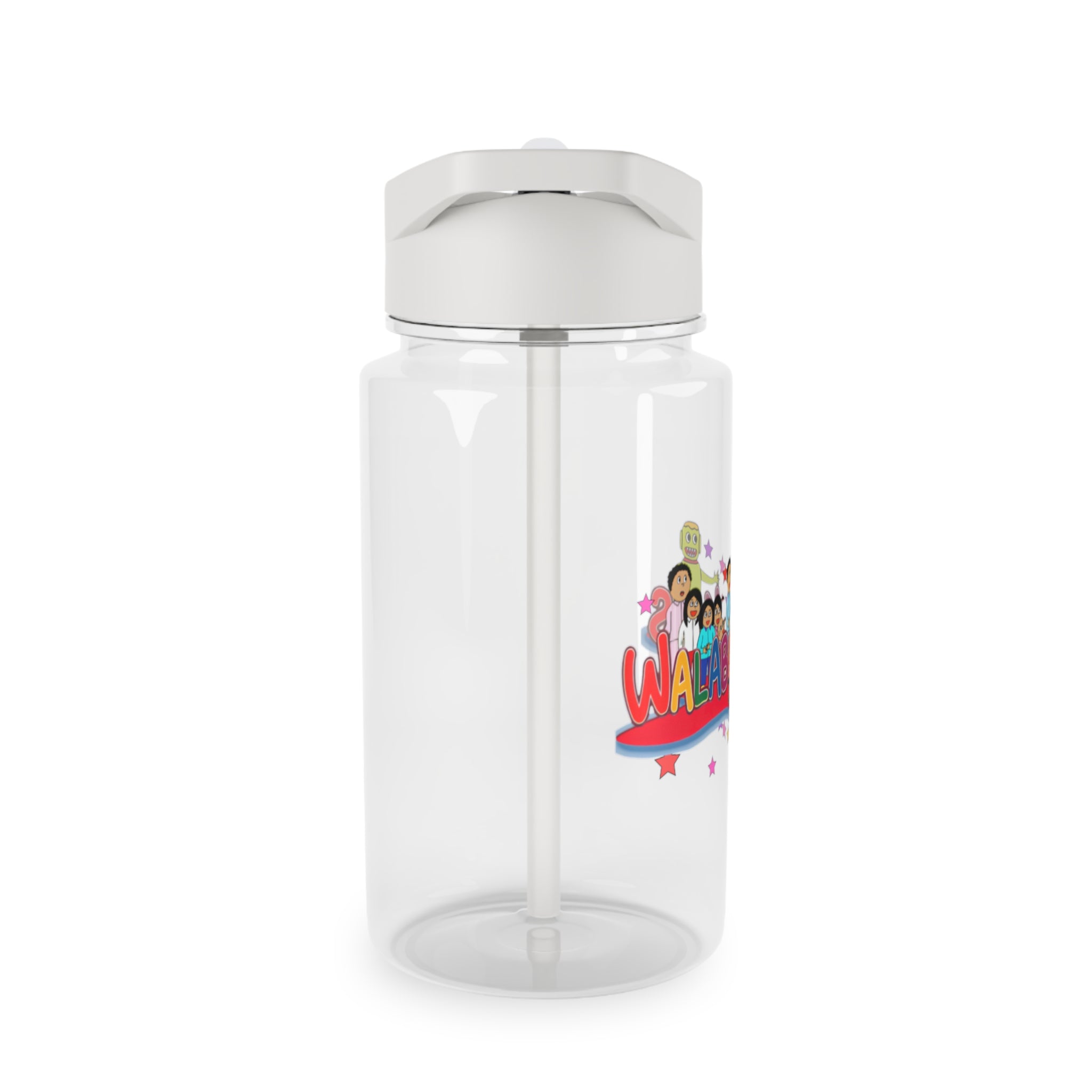 Kids' Tritan Water Bottle — Colorful 'WalaBoo-Kies' Character Design