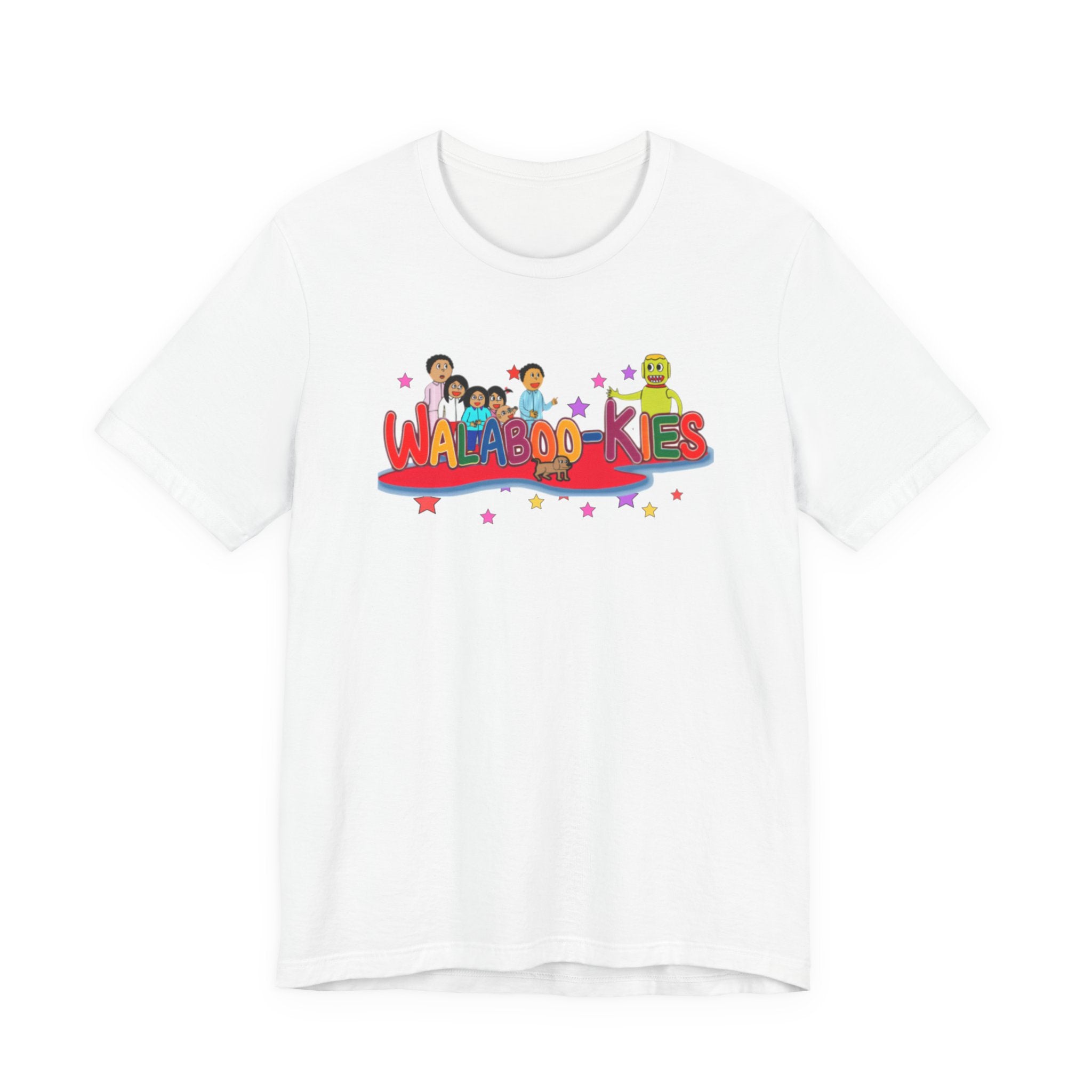 Kids Graphic Tee "Walabookies" Colorful Character Shirt