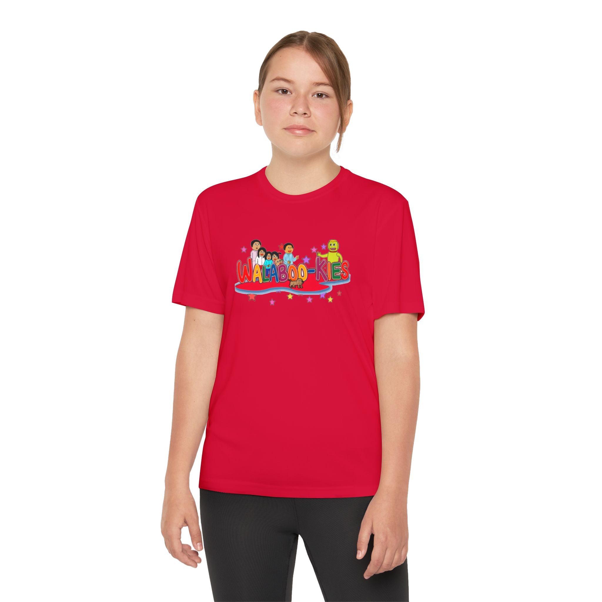 Youth Competitor Tee — Walabookies print