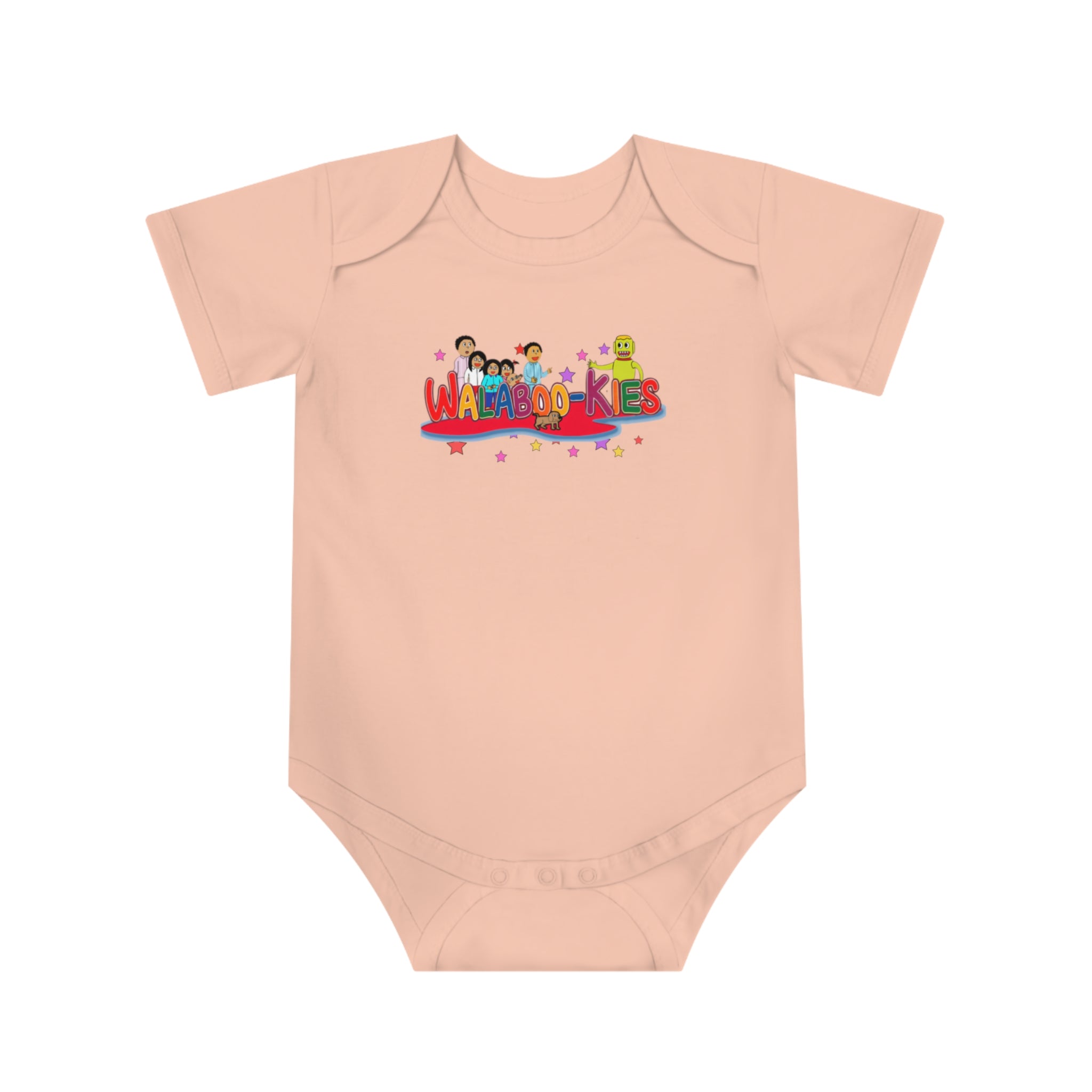 Kids Cartoon Crew "Walabookies" Baby Bodysuit – Colorful Playful Infant Onesie