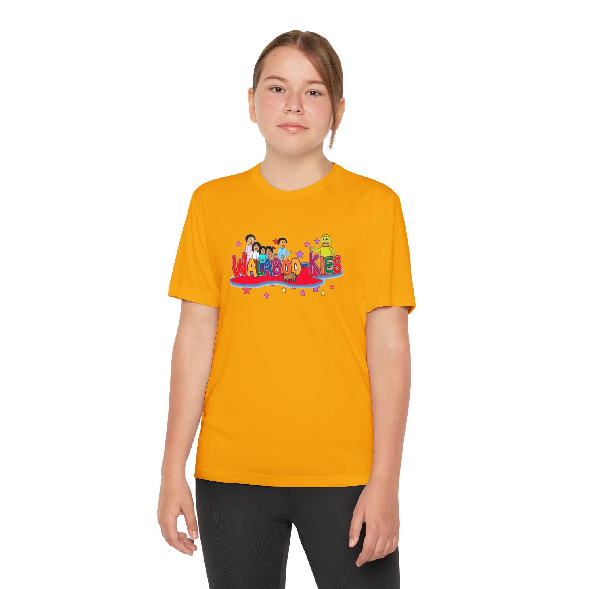 Youth Competitor Tee — Walabookies print