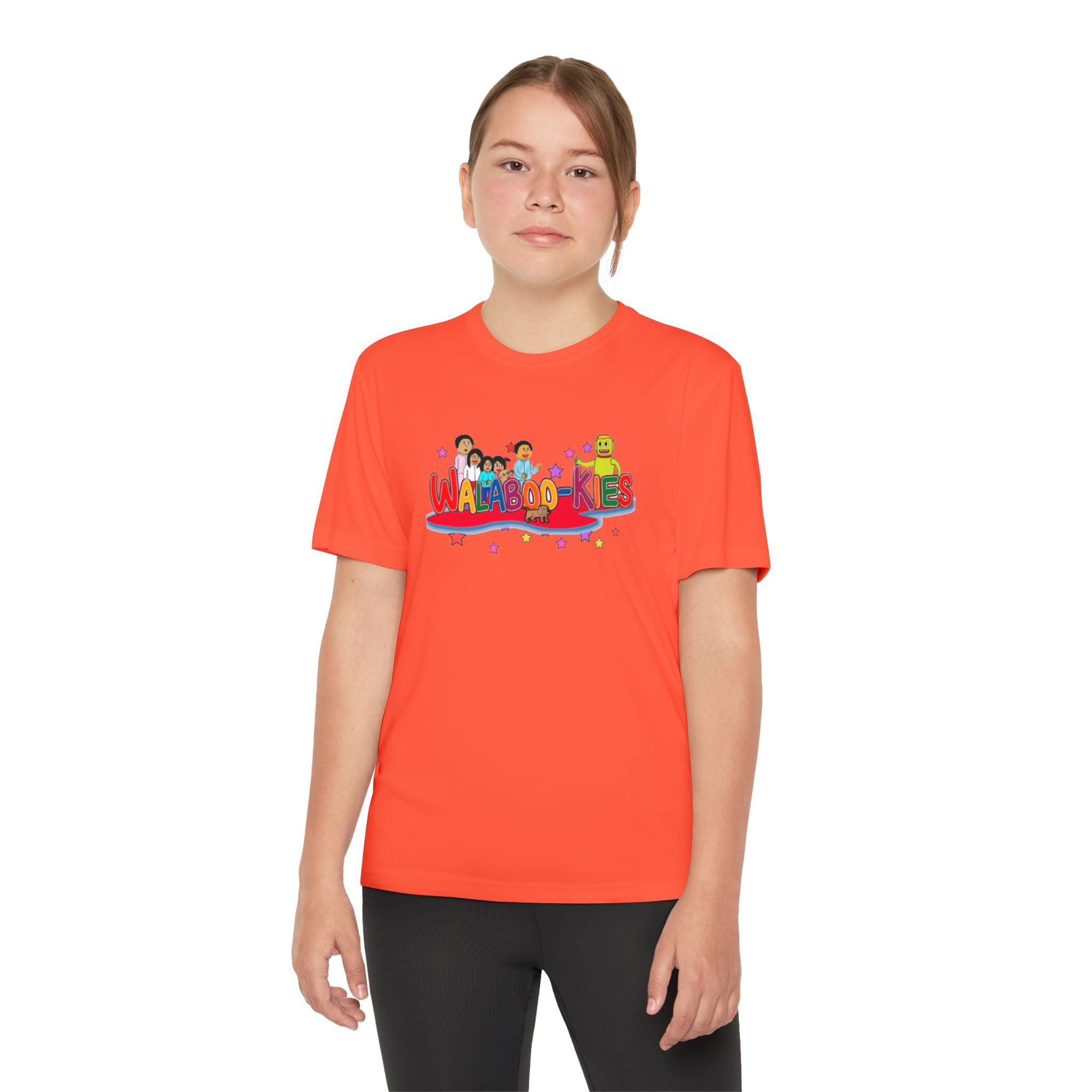 Youth Competitor Tee — Walabookies print