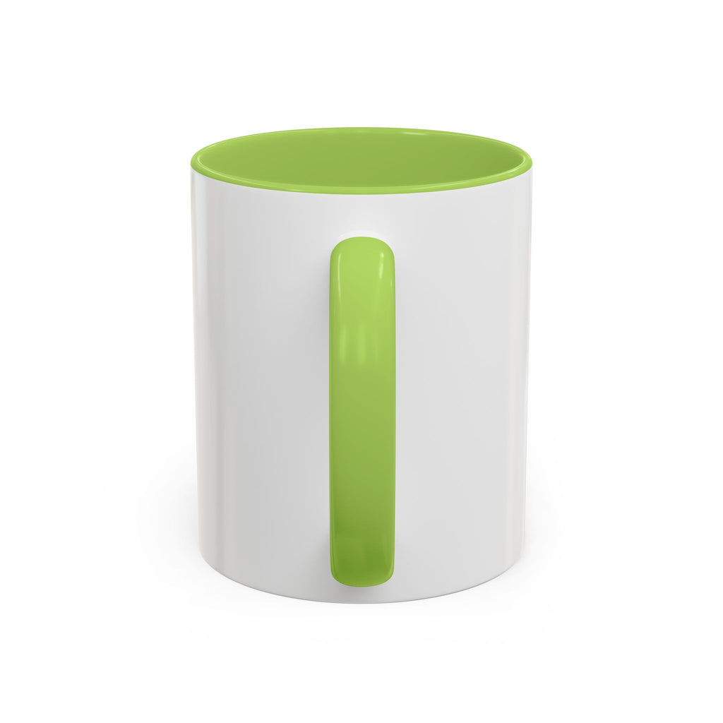 Personalized Family Cartoon Coffee Mug — 'Malaboo-Kies' Color Accent 11/15oz