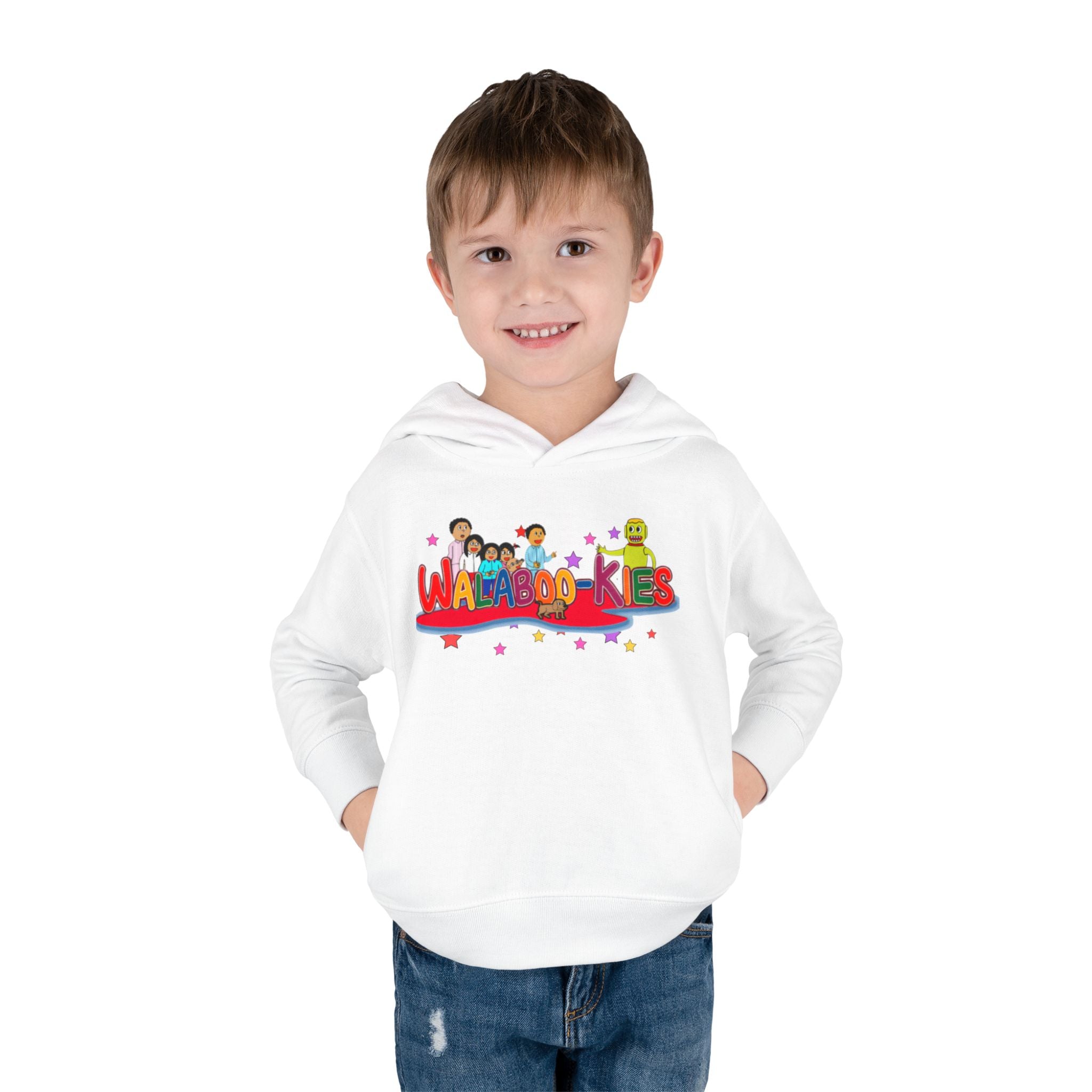 Wacky Kids Toddler Hoodie – 'Walabookies' Colorful Character Pullover