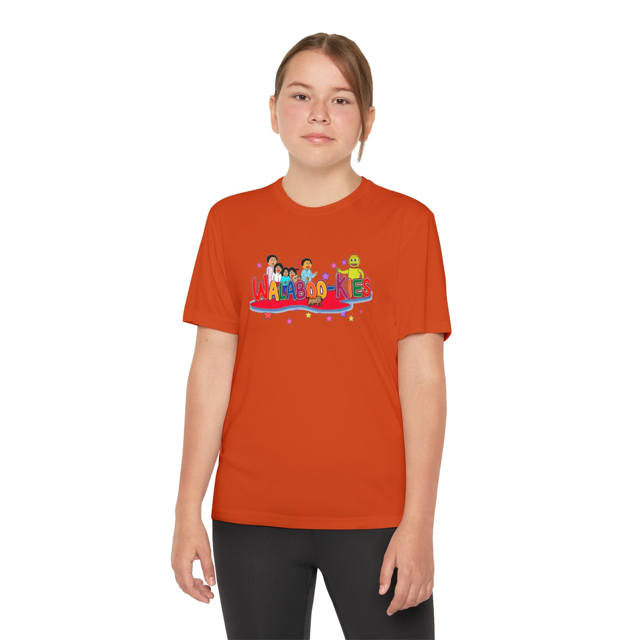 Youth Competitor Tee — Walabookies print