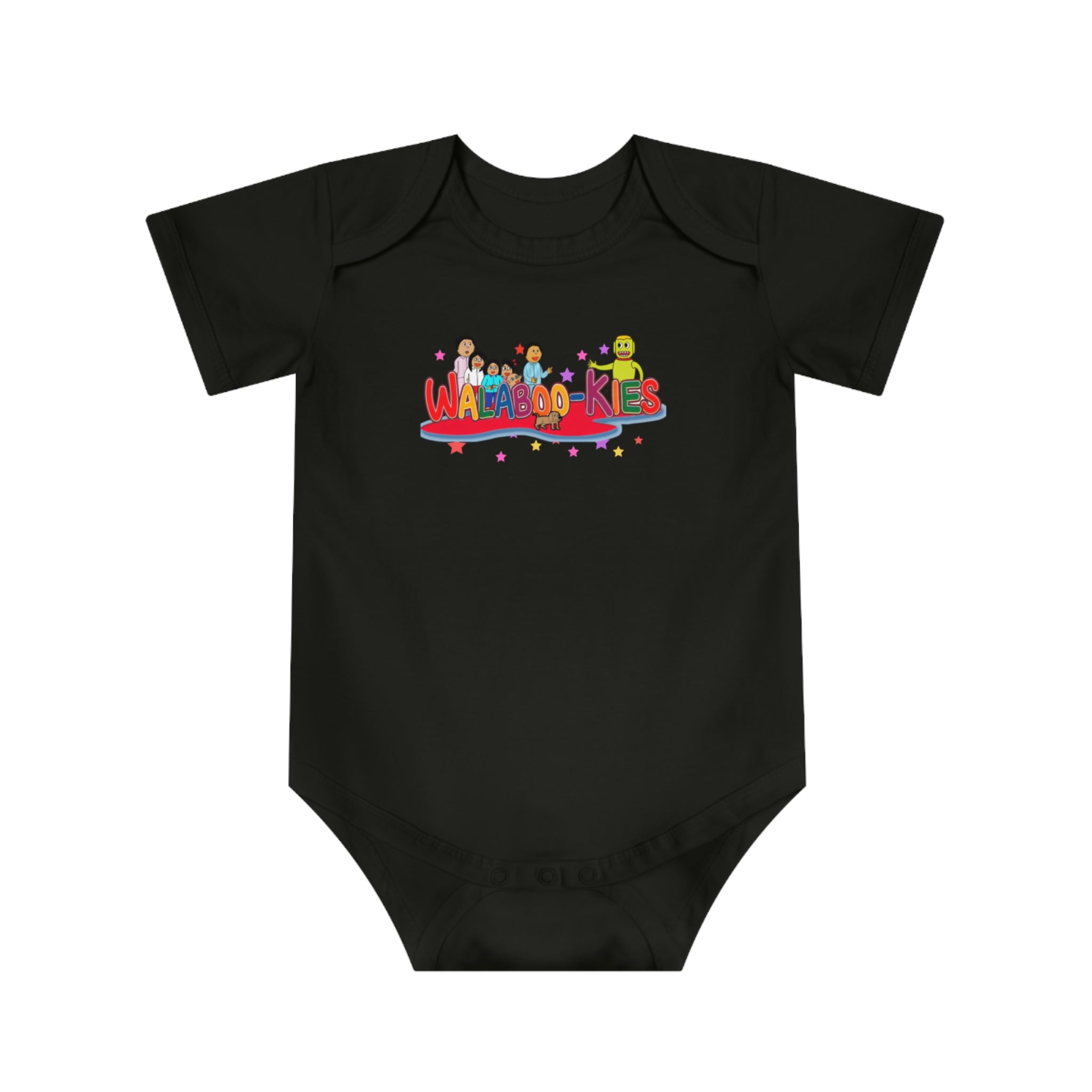 Kids Cartoon Crew "Walabookies" Baby Bodysuit – Colorful Playful Infant Onesie