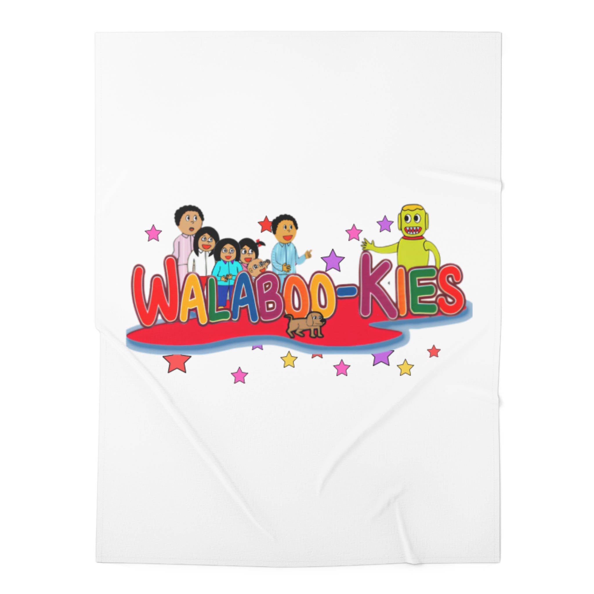 Baby Swaddle Blanket — Colorful "Wallabookies" Kids Cartoon Swaddle for Newborns & Baby Shower Gift