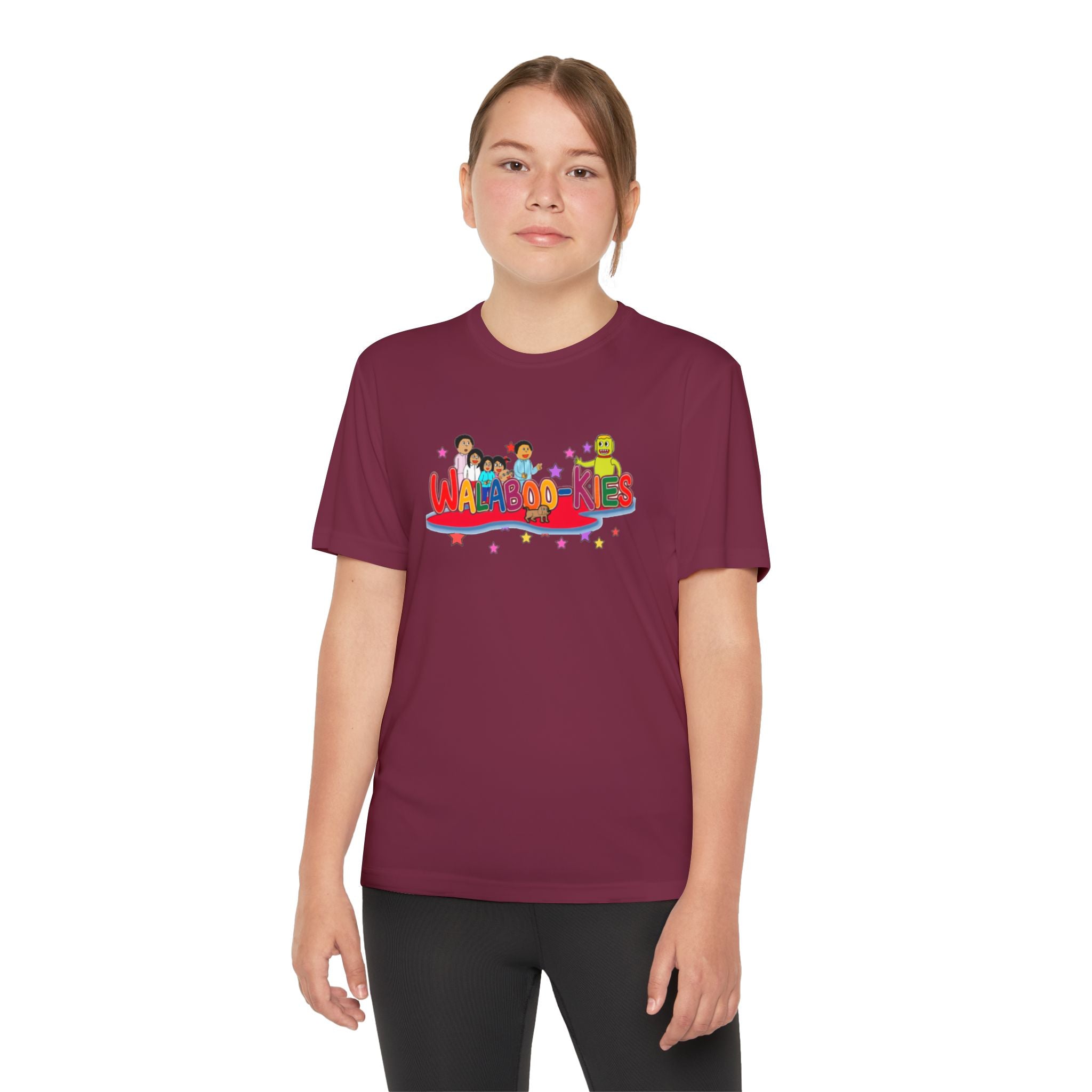 Youth Competitor Tee — Walabookies print
