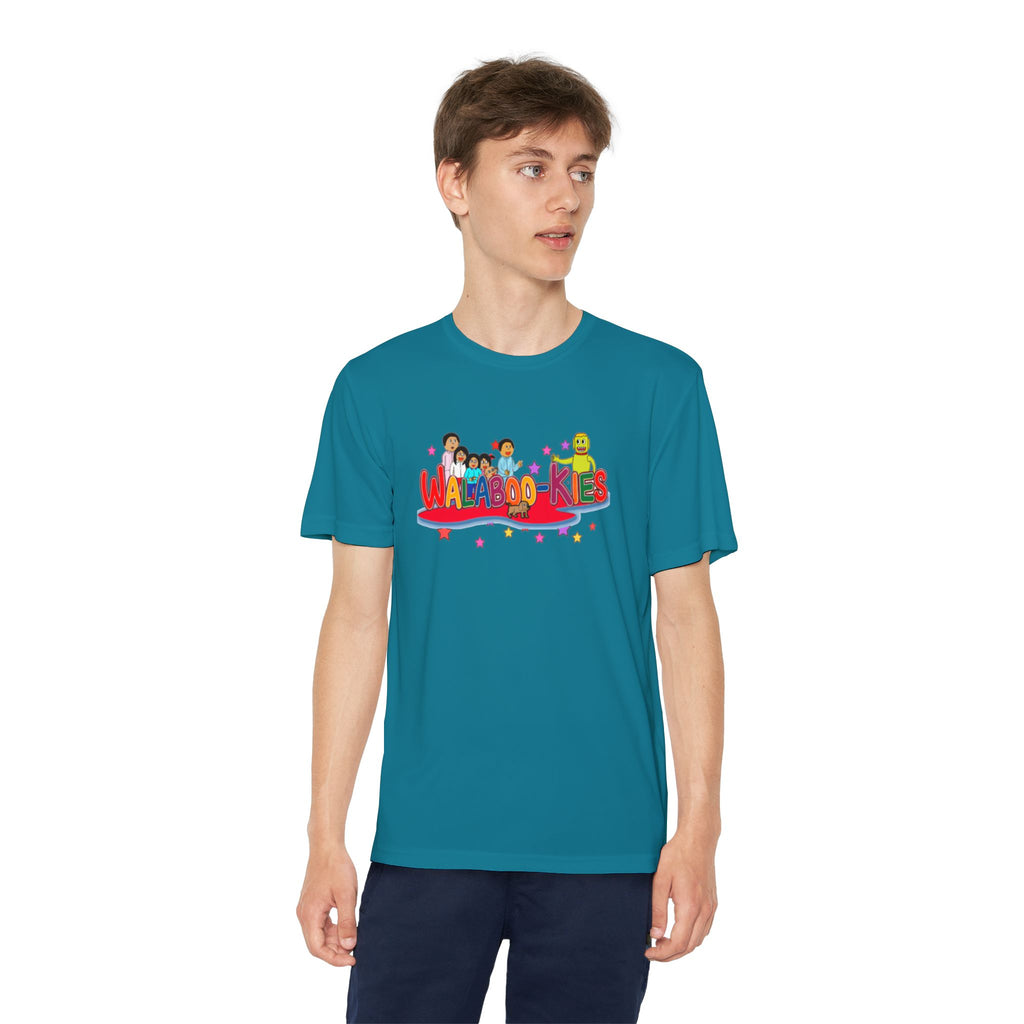 Youth Competitor Tee — Walabookies print