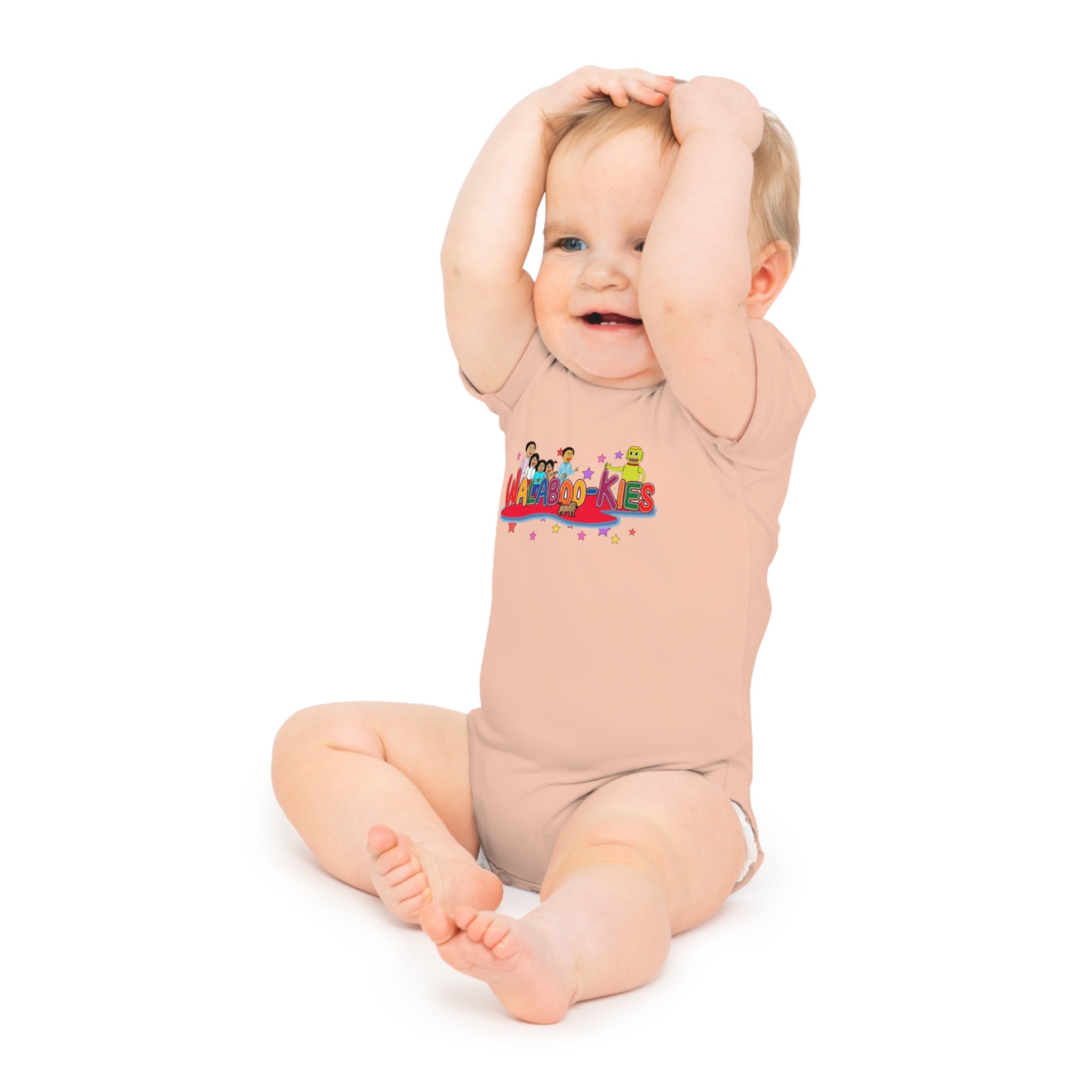 Kids Cartoon Crew "Walabookies" Baby Bodysuit – Colorful Playful Infant Onesie
