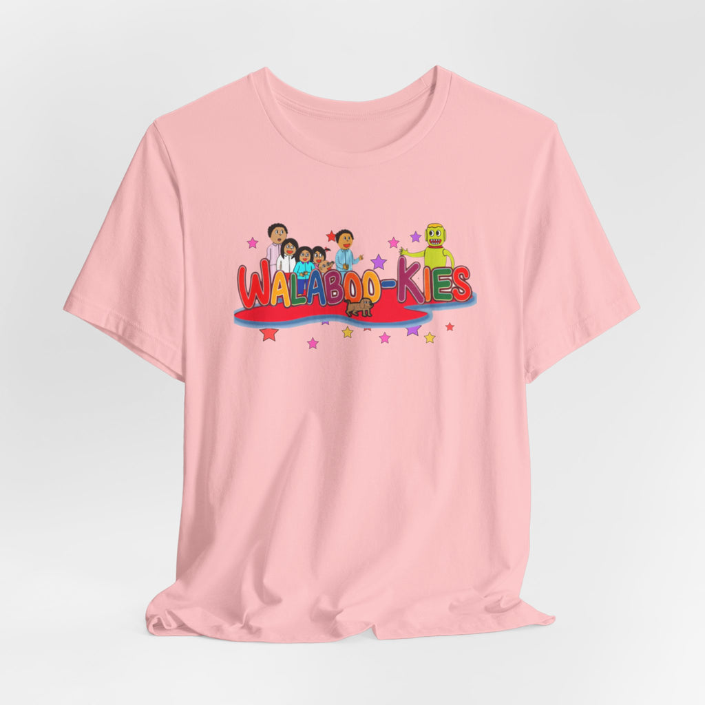 Kids Graphic Tee "Walabookies" Colorful Character Shirt