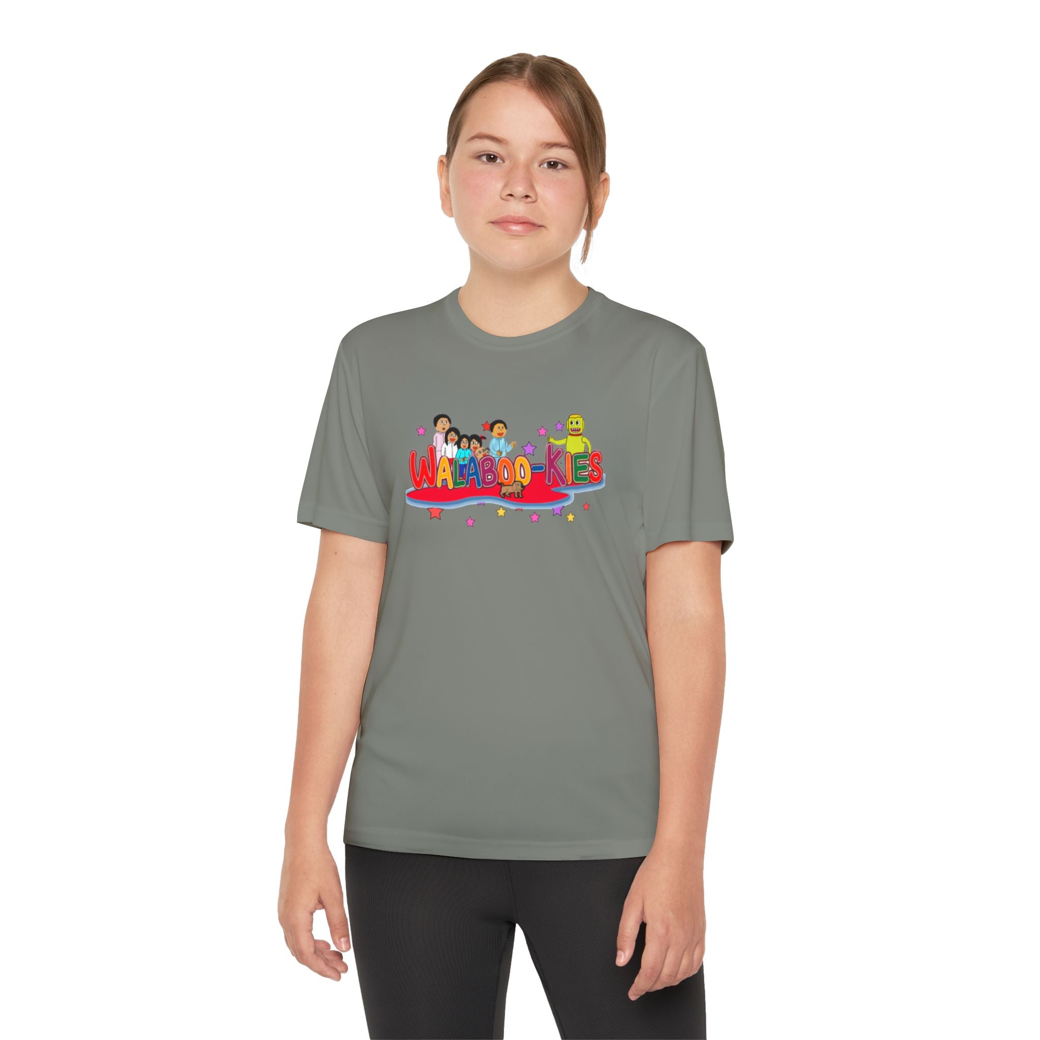 Youth Competitor Tee — Walabookies print