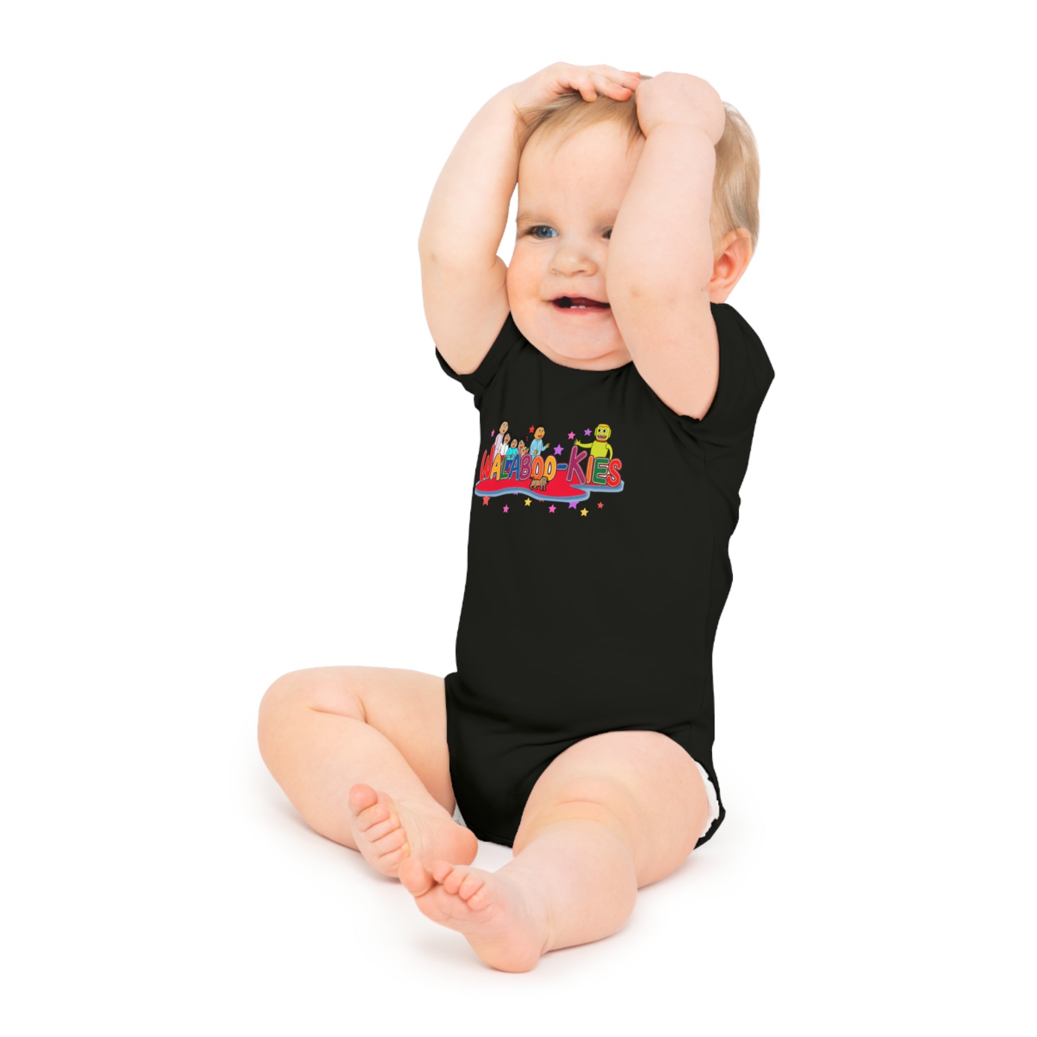 Kids Cartoon Crew "Walabookies" Baby Bodysuit – Colorful Playful Infant Onesie