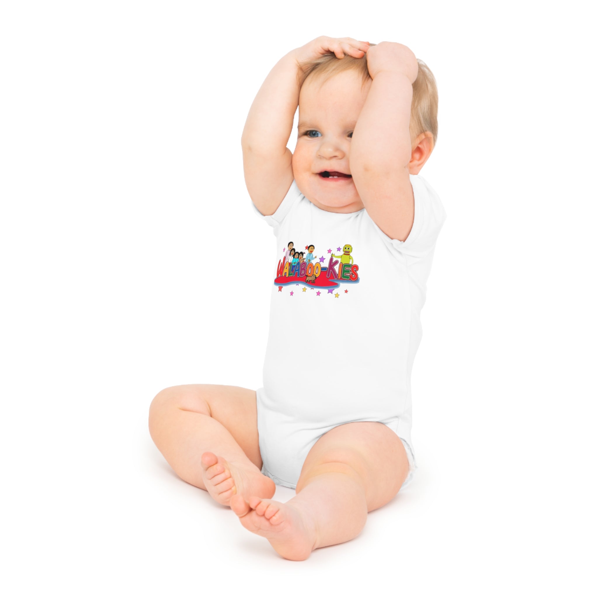 Kids Cartoon Crew "Walabookies" Baby Bodysuit – Colorful Playful Infant Onesie
