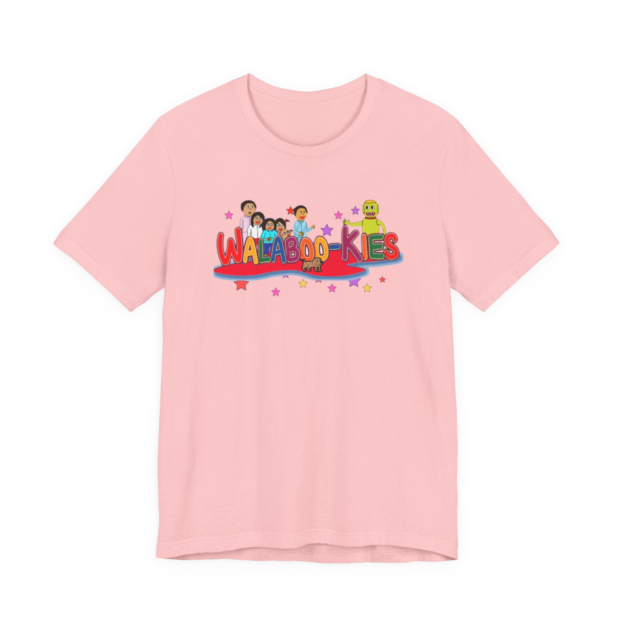 Kids Graphic Tee "Walabookies" Colorful Character Shirt