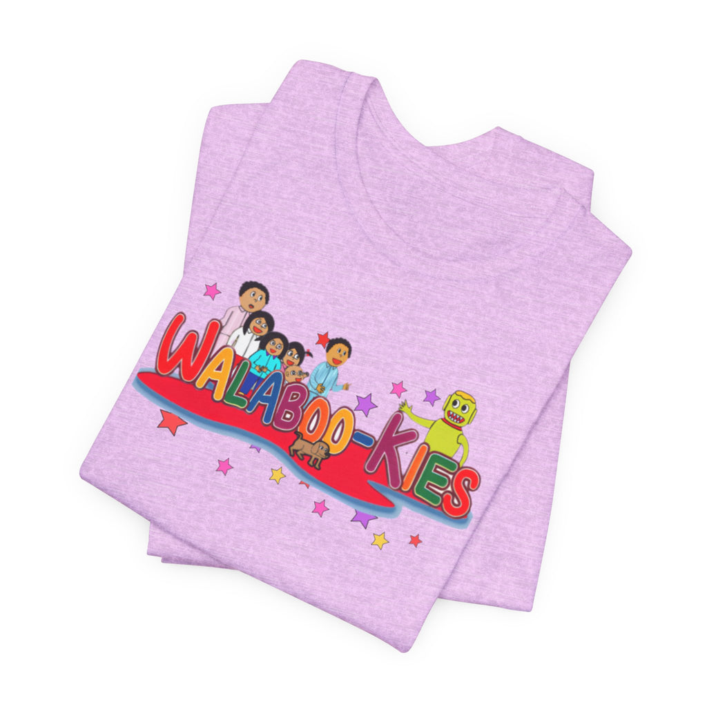 Kids Graphic Tee "Walabookies" Colorful Character Shirt