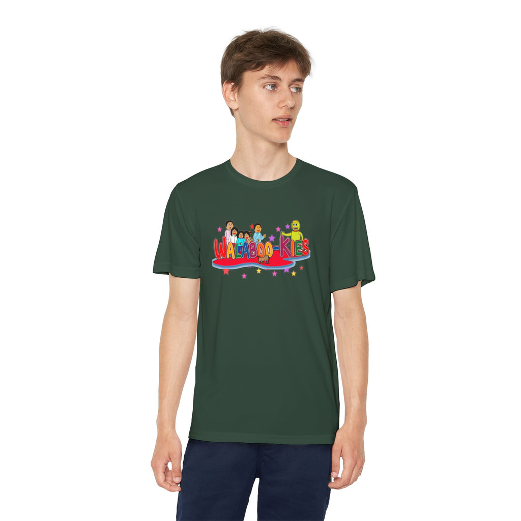 Youth Competitor Tee — Walabookies print