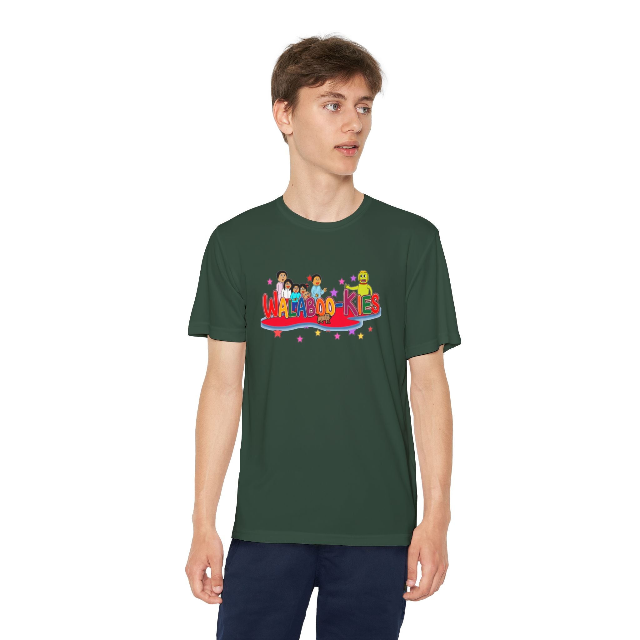 Youth Competitor Tee — Walabookies print