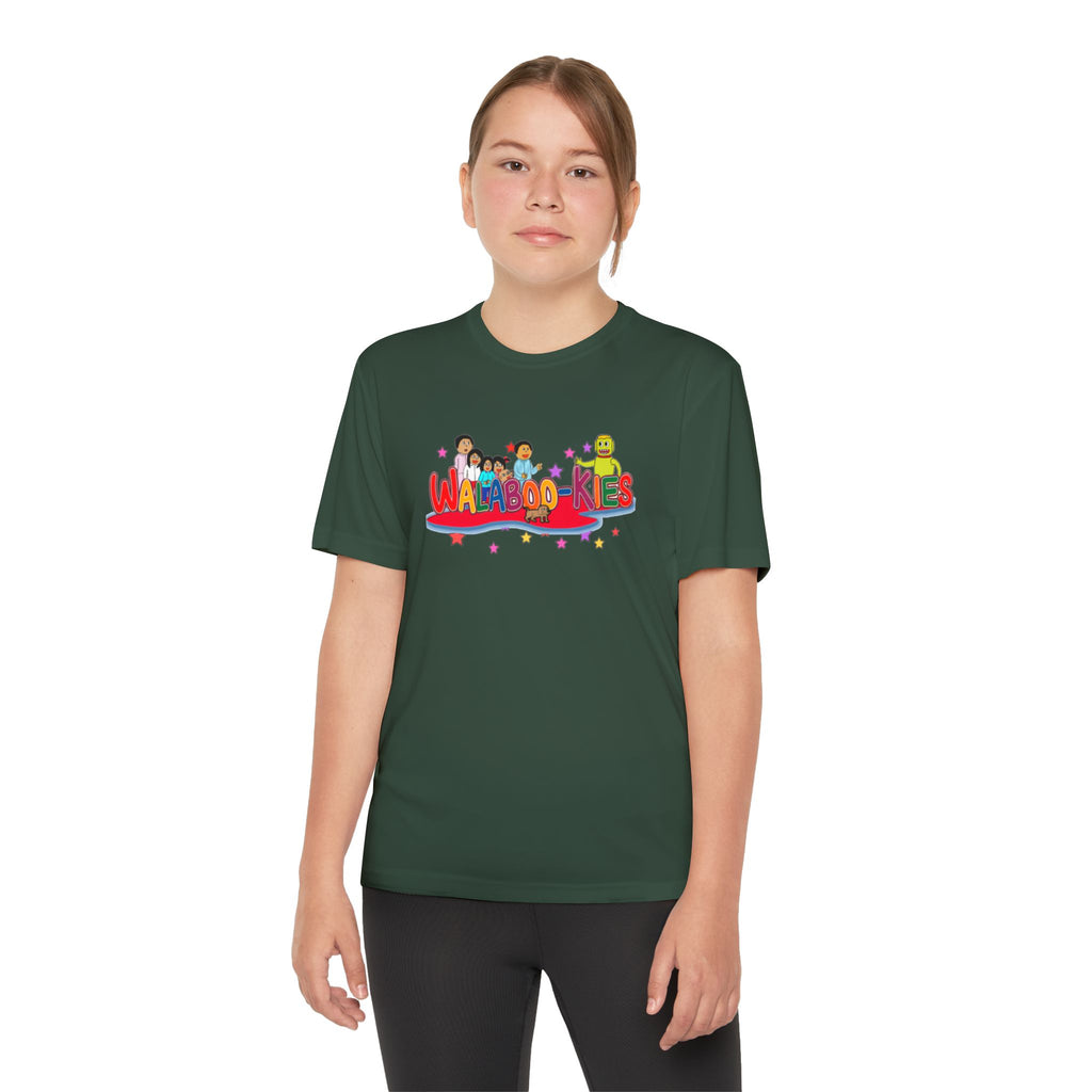Youth Competitor Tee — Walabookies print