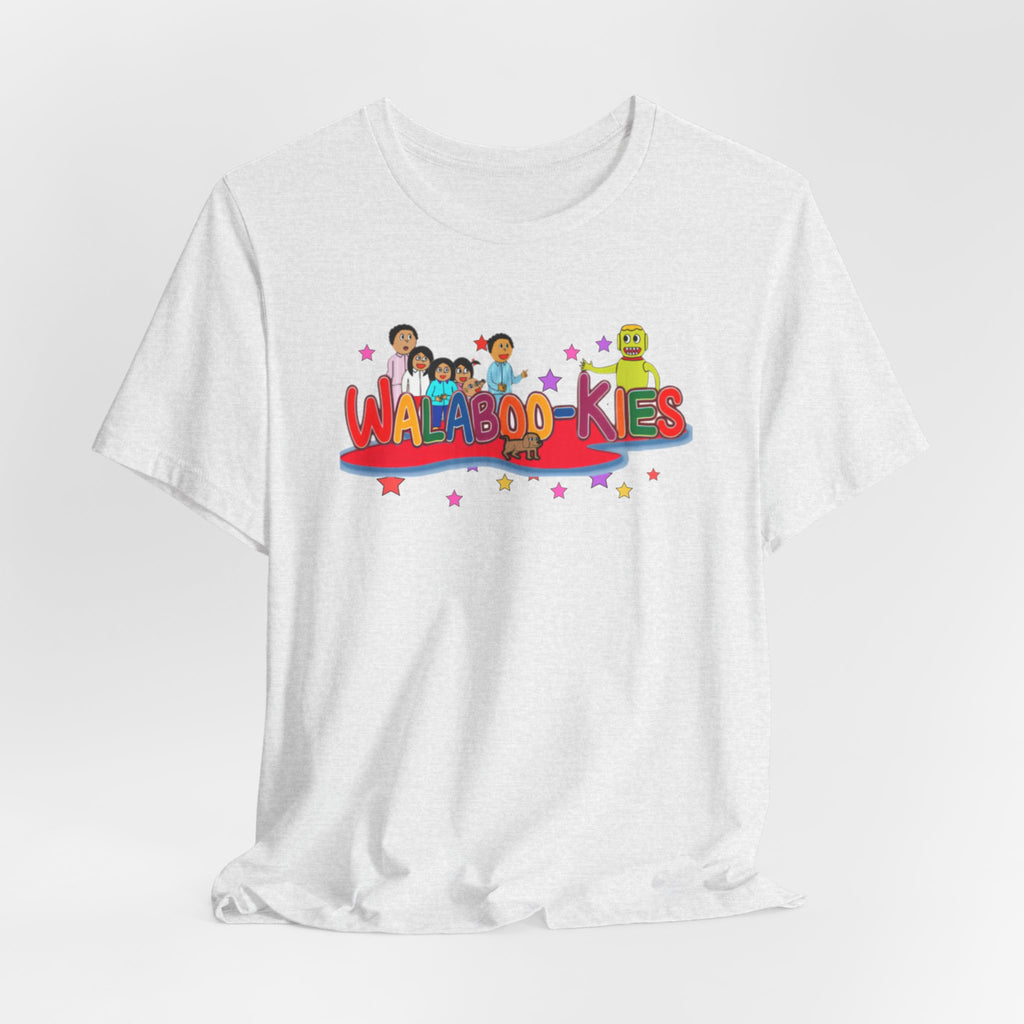 Kids Graphic Tee "Walabookies" Colorful Character Shirt