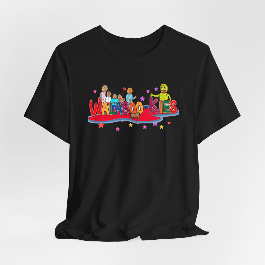 Kids Graphic Tee "Walabookies" Colorful Character Shirt
