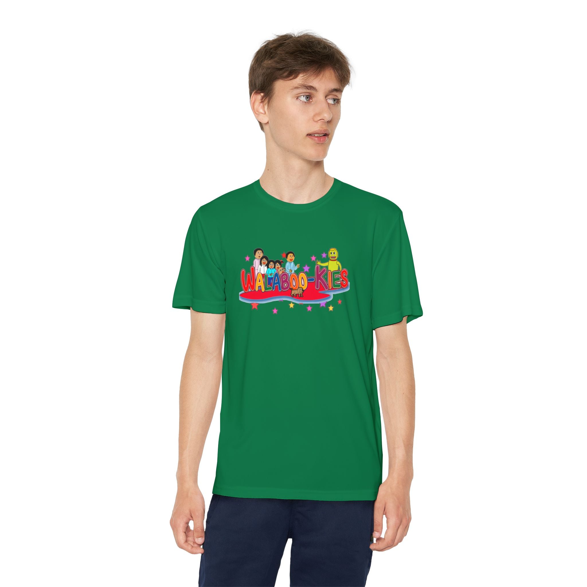Youth Competitor Tee — Walabookies print