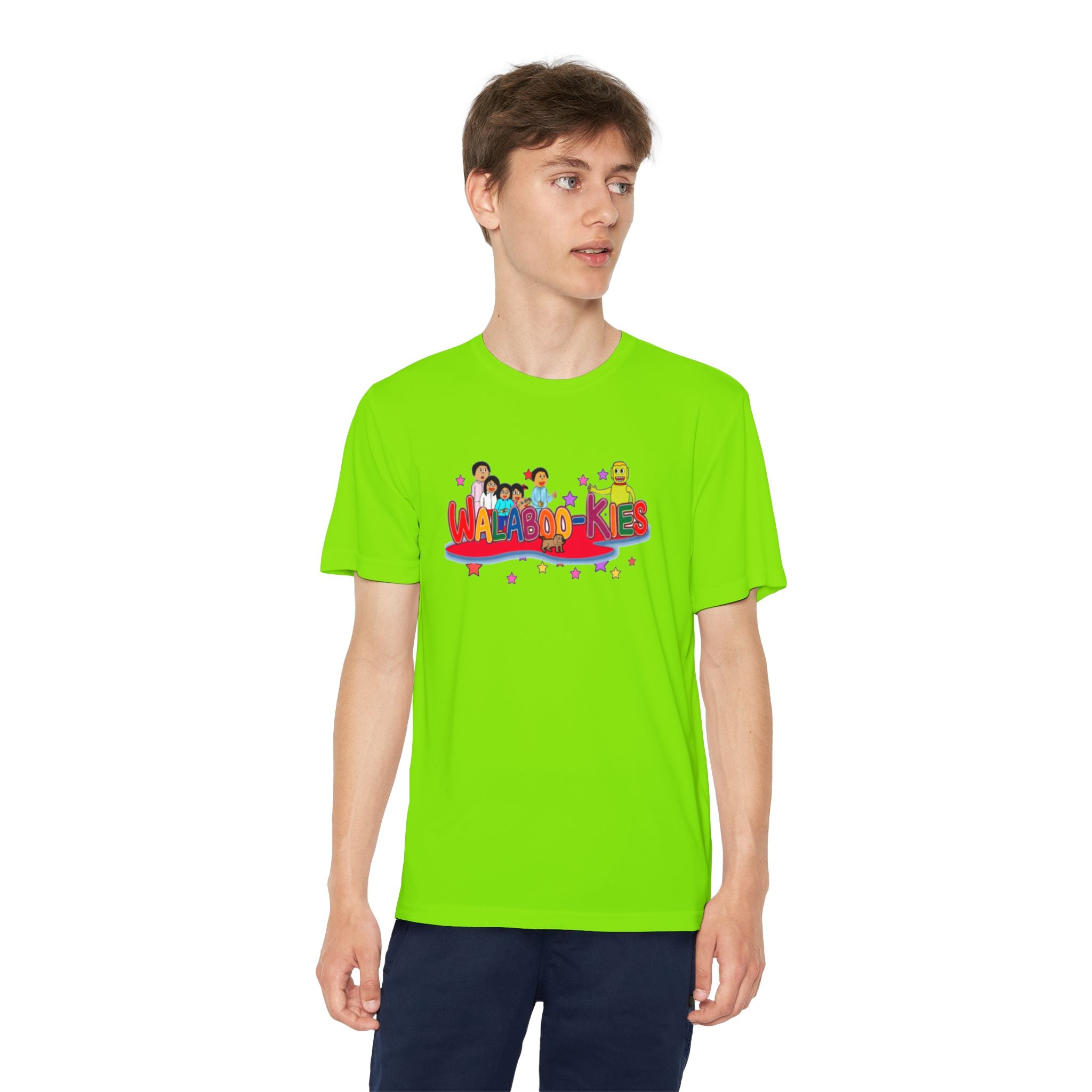 Youth Competitor Tee — Walabookies print