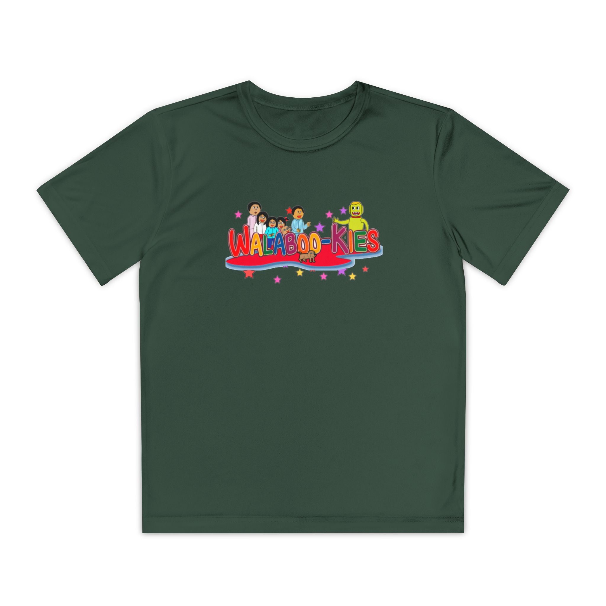 Youth Competitor Tee — Walabookies print