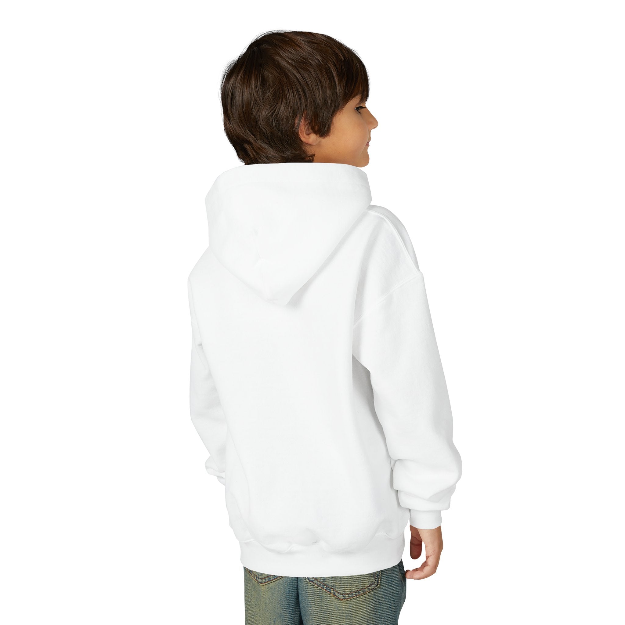 Kids' Hooded Sweatshirt - 'Walabookies' Colorful Cartoon Logo Pullover
